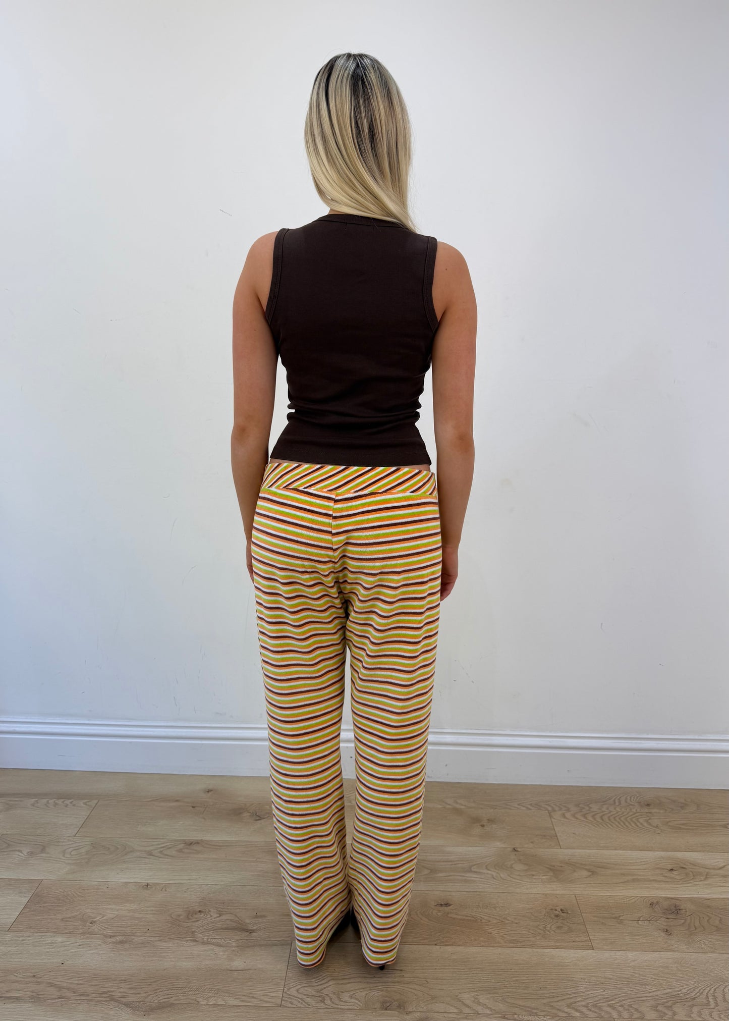 medium orange striped trousers view 5