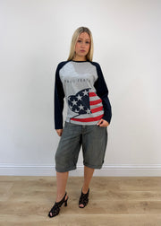 Small grey Paul Frank long sleeve top