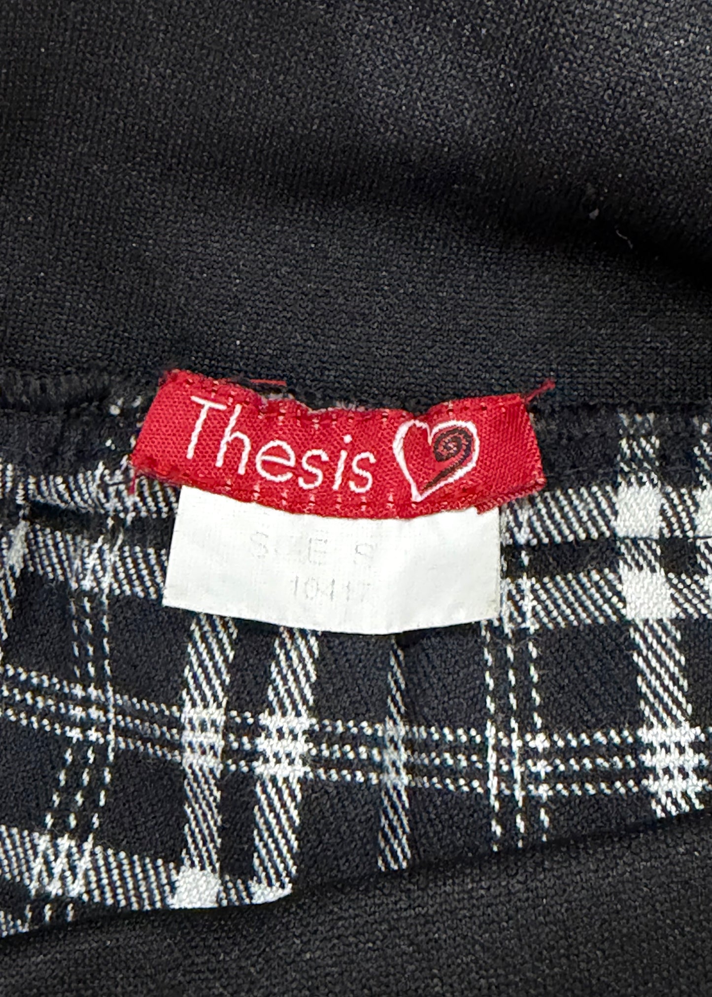 small black and white plaid pleated mini skirt image 7