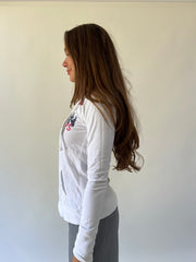 small white camp david us open graphic hoodie side
