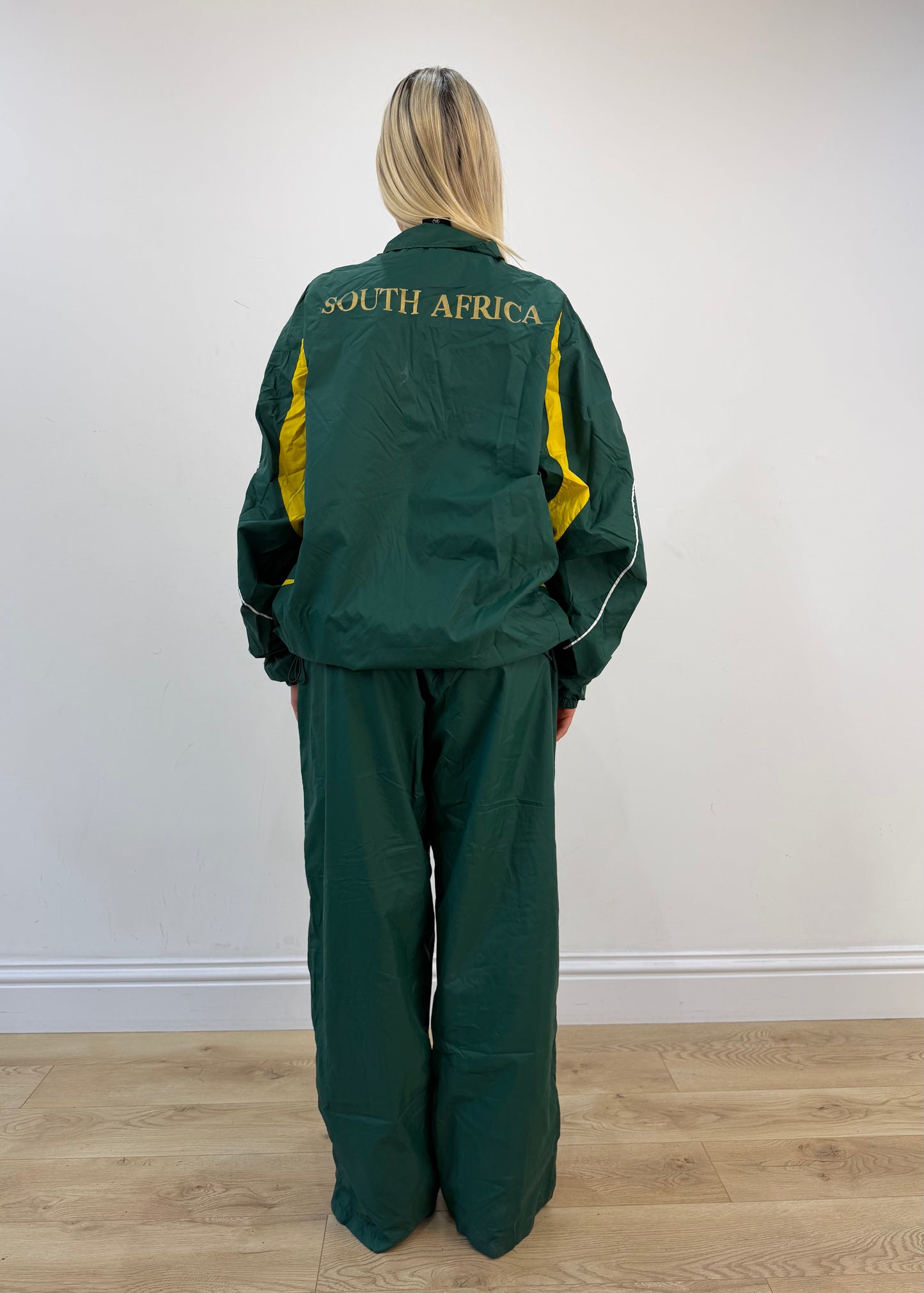 extra large green and yellow south africa track jacket image 6
