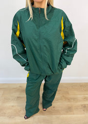 extra large green and yellow south africa track jacket image 2