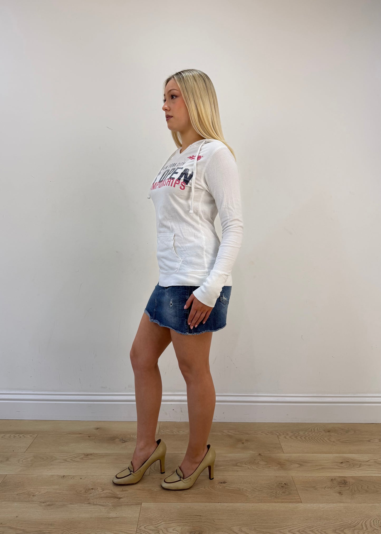 small white camp david us open graphic hoodie image 4
