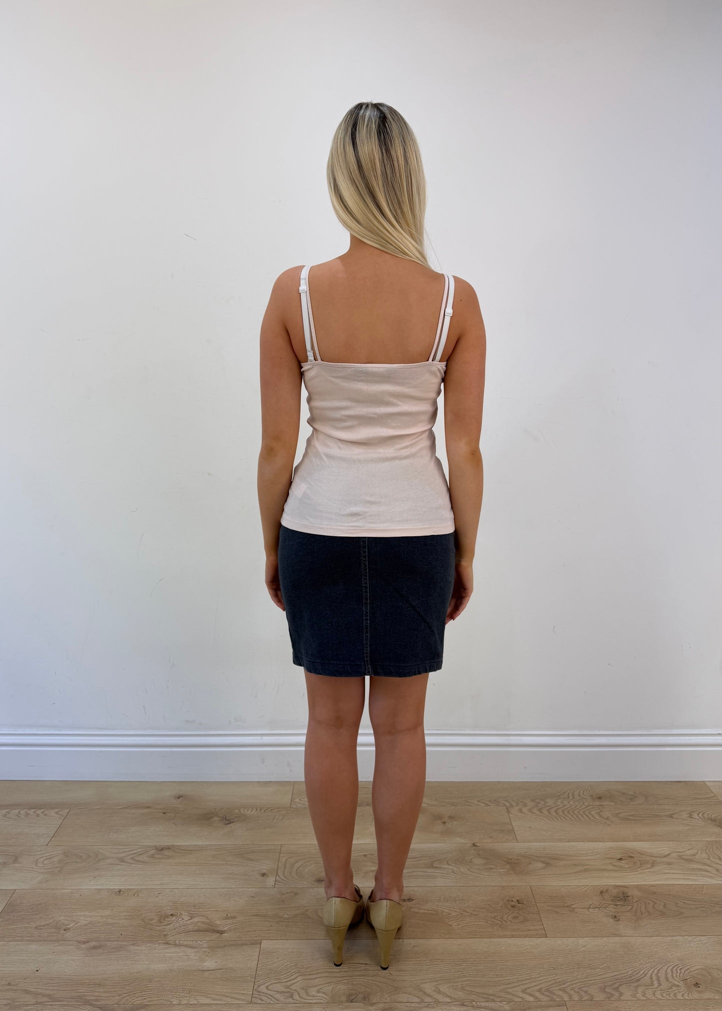 small white cami top other side
