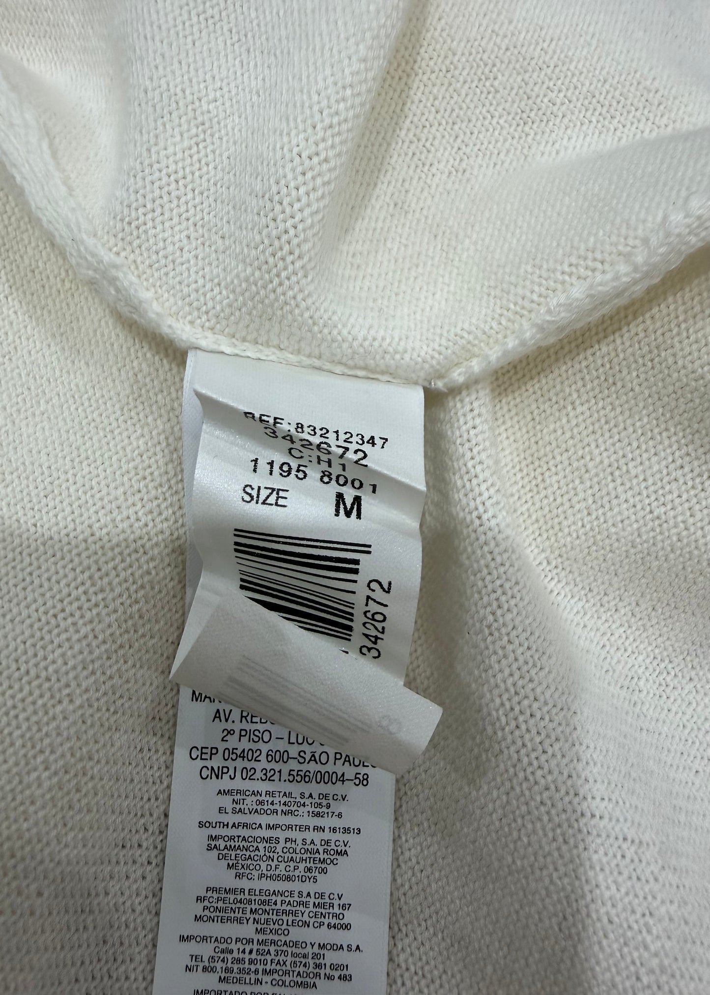 medium white crochet knit cardigan image 9