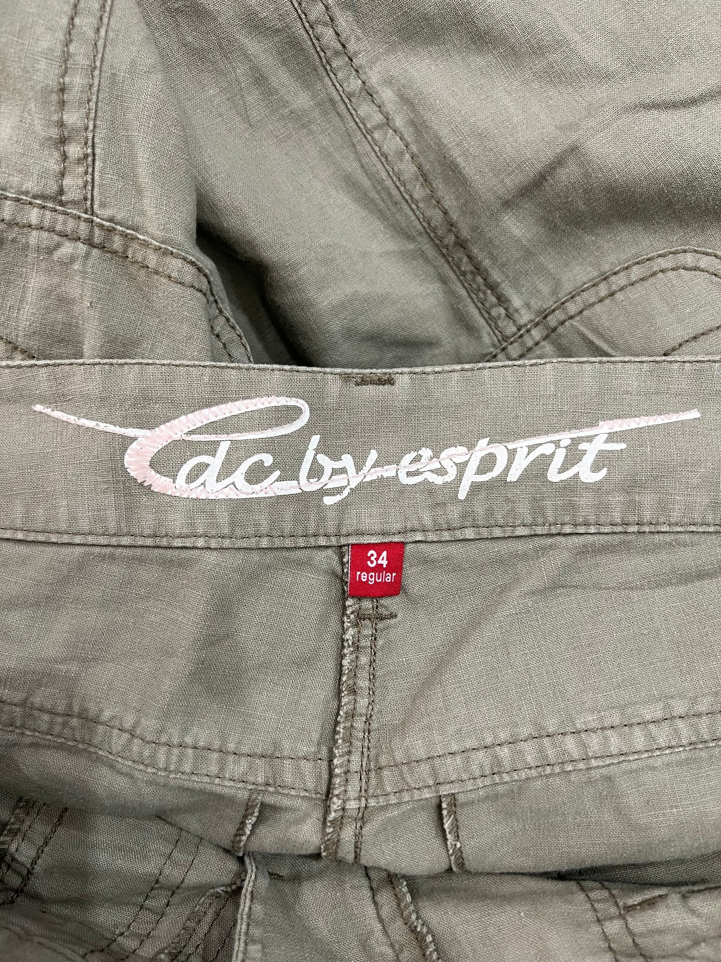 edc by esprit cargo trousers size label