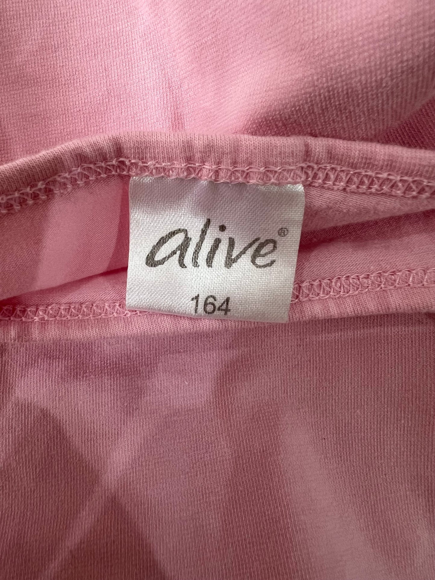 xs pink fitted cami top brand and size label