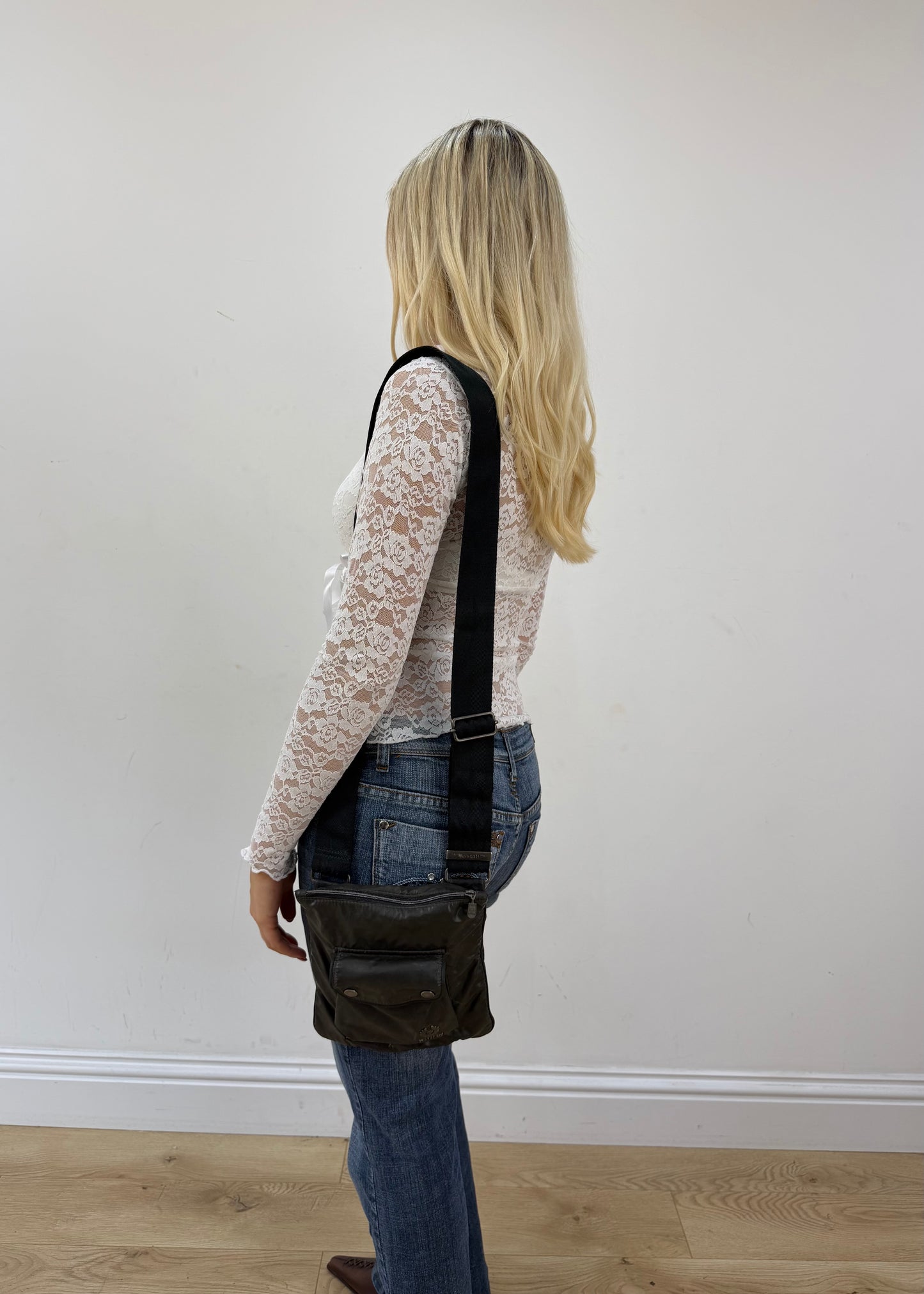 belstaff grey nylon crossbody bag with british flag detail 5