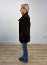 medium brown double breasted wool jacket 4