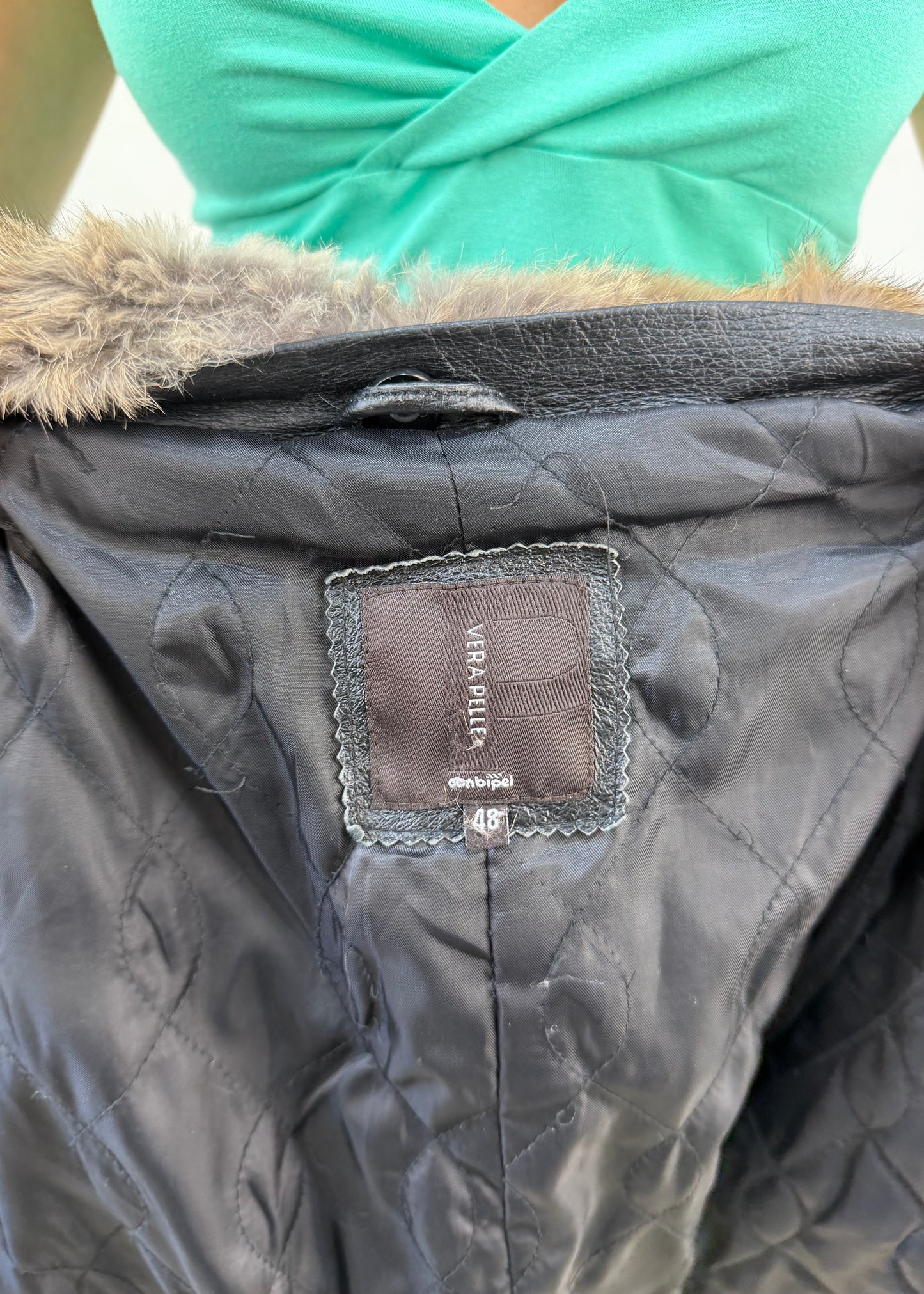 small black leather trench coat 8