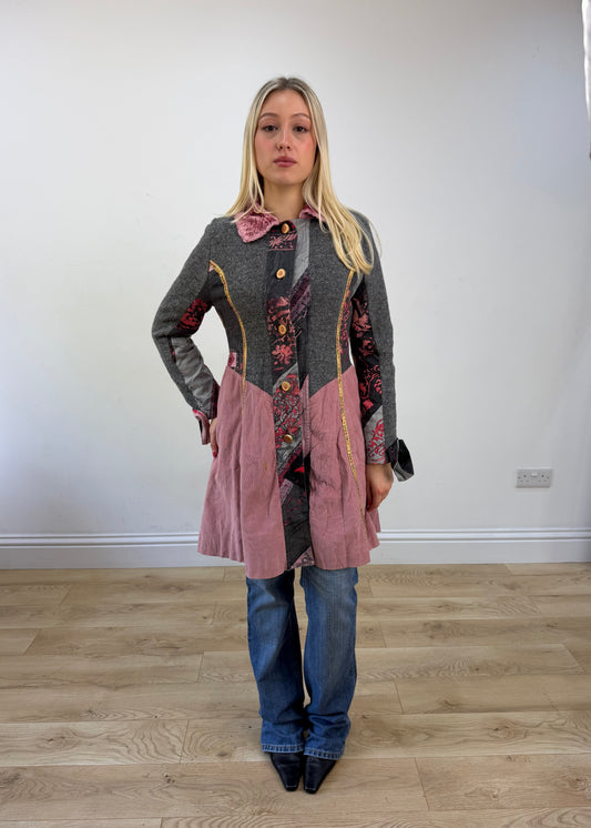 small pink save the queen jacket 1