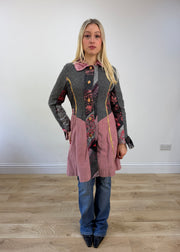 small pink save the queen jacket 2