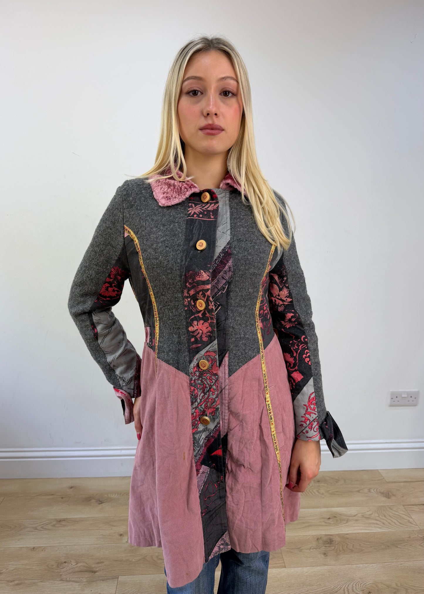 small pink save the queen jacket 3