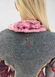 small pink save the queen jacket 6