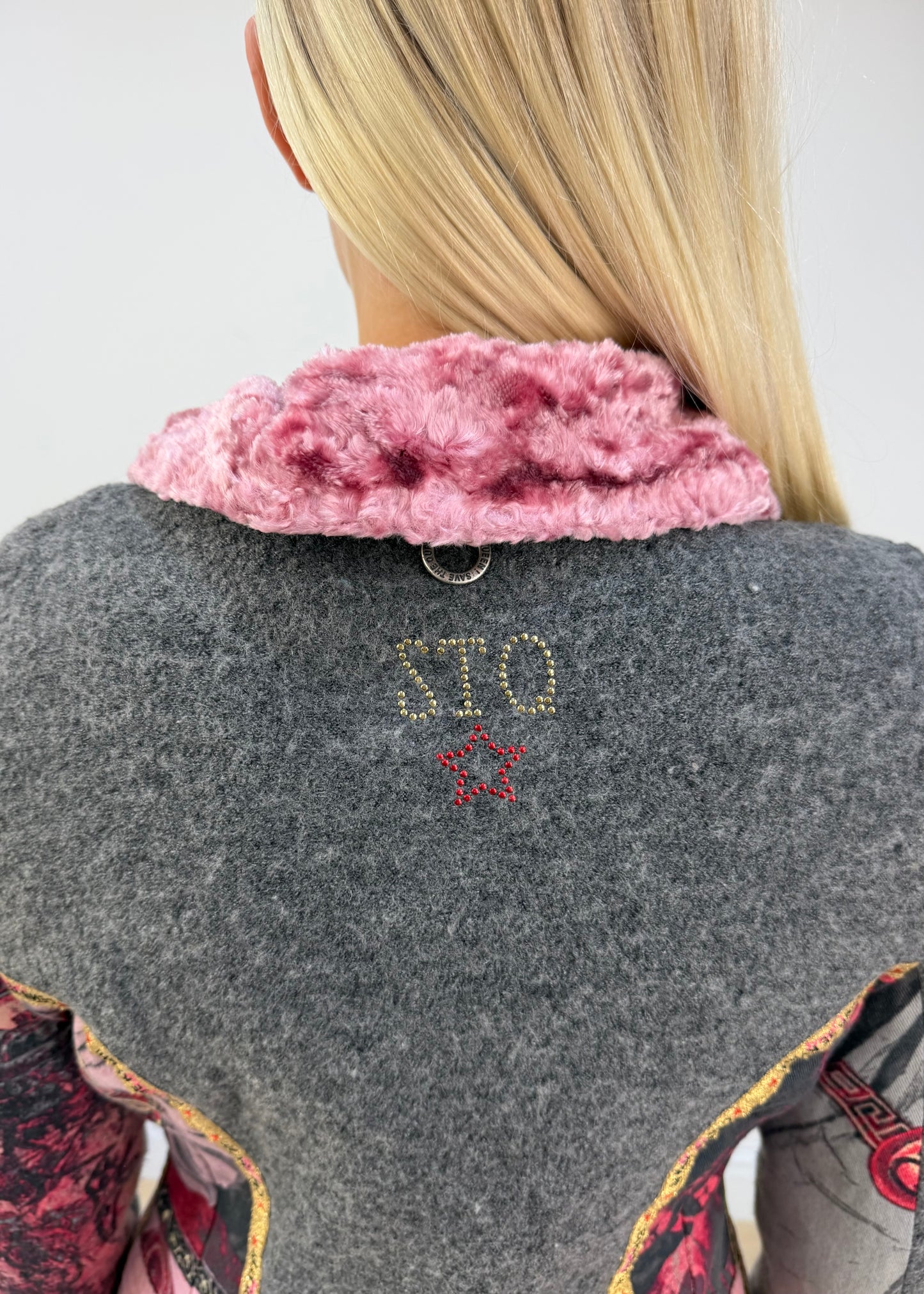 small pink save the queen jacket 6