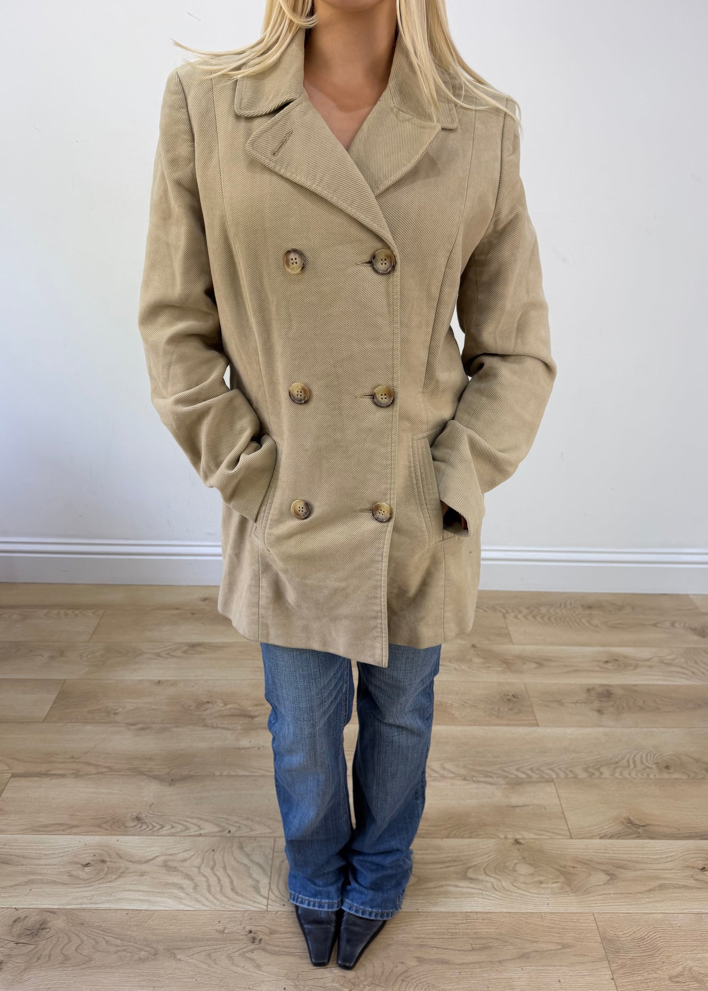 medium beige trench-style coat 3