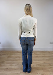 small white pea coat style jacket 5