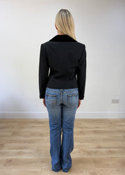 small/medium black miss dior blazer 5