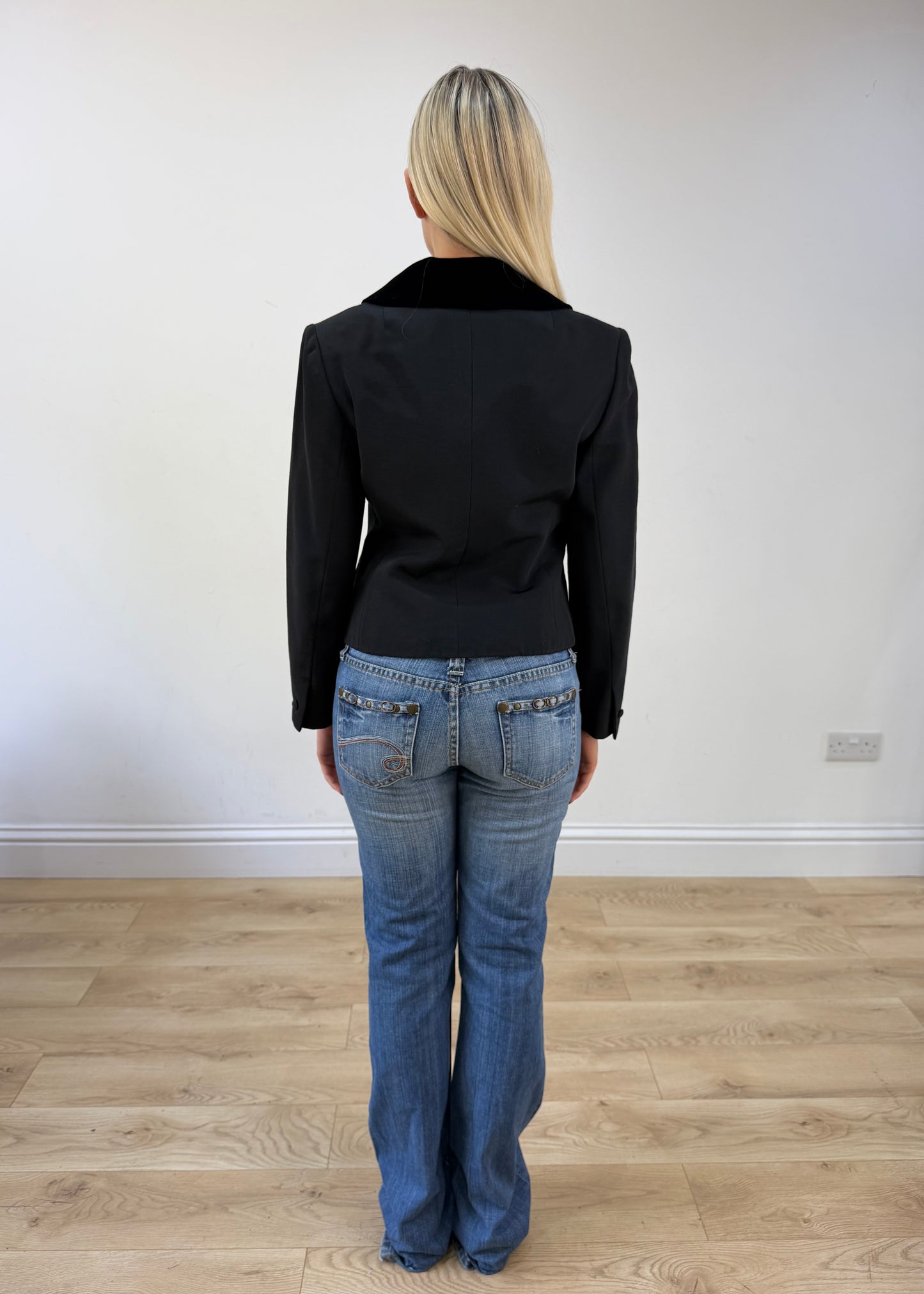 small/medium black miss dior blazer 5