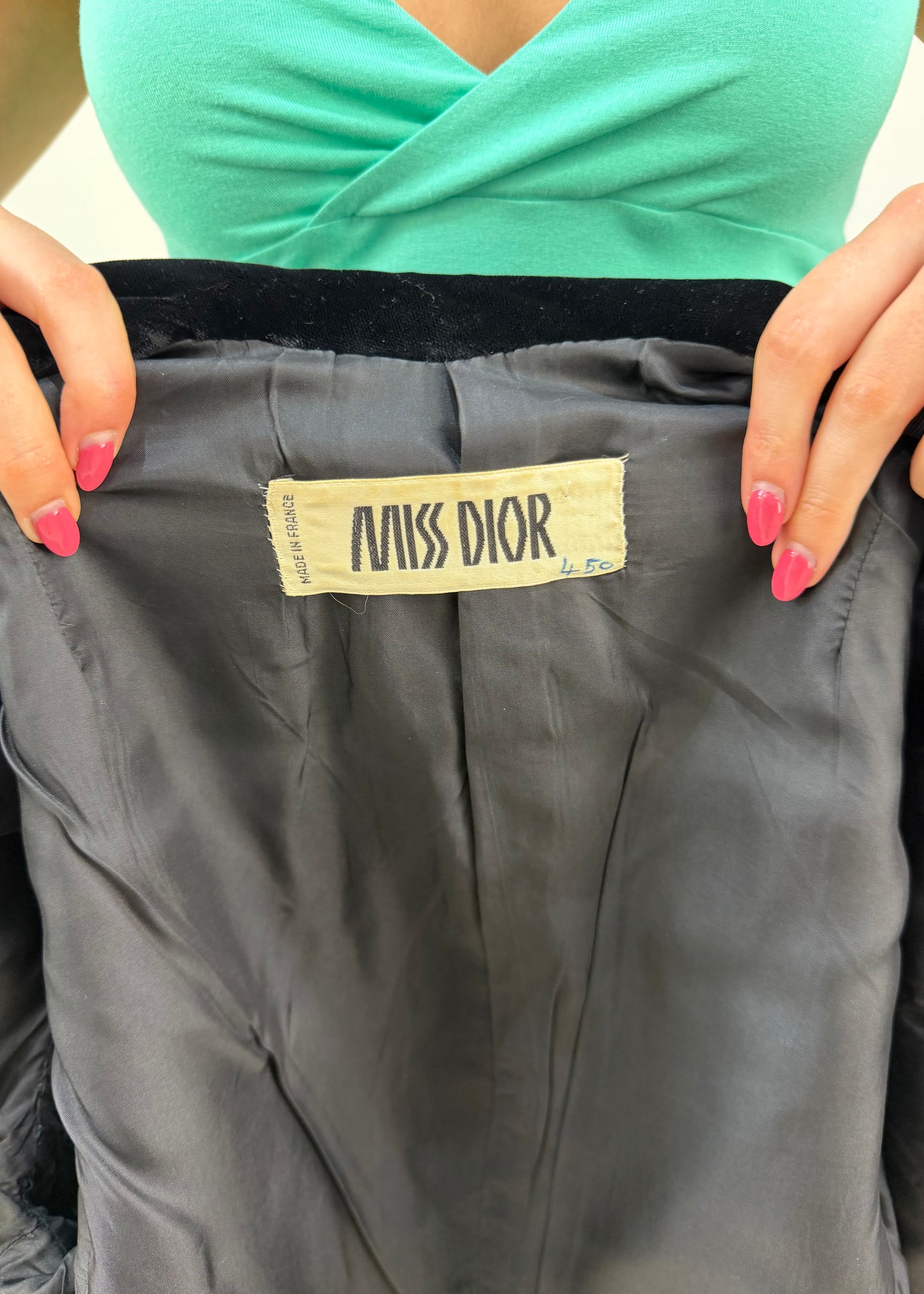 small/medium black miss dior blazer 8