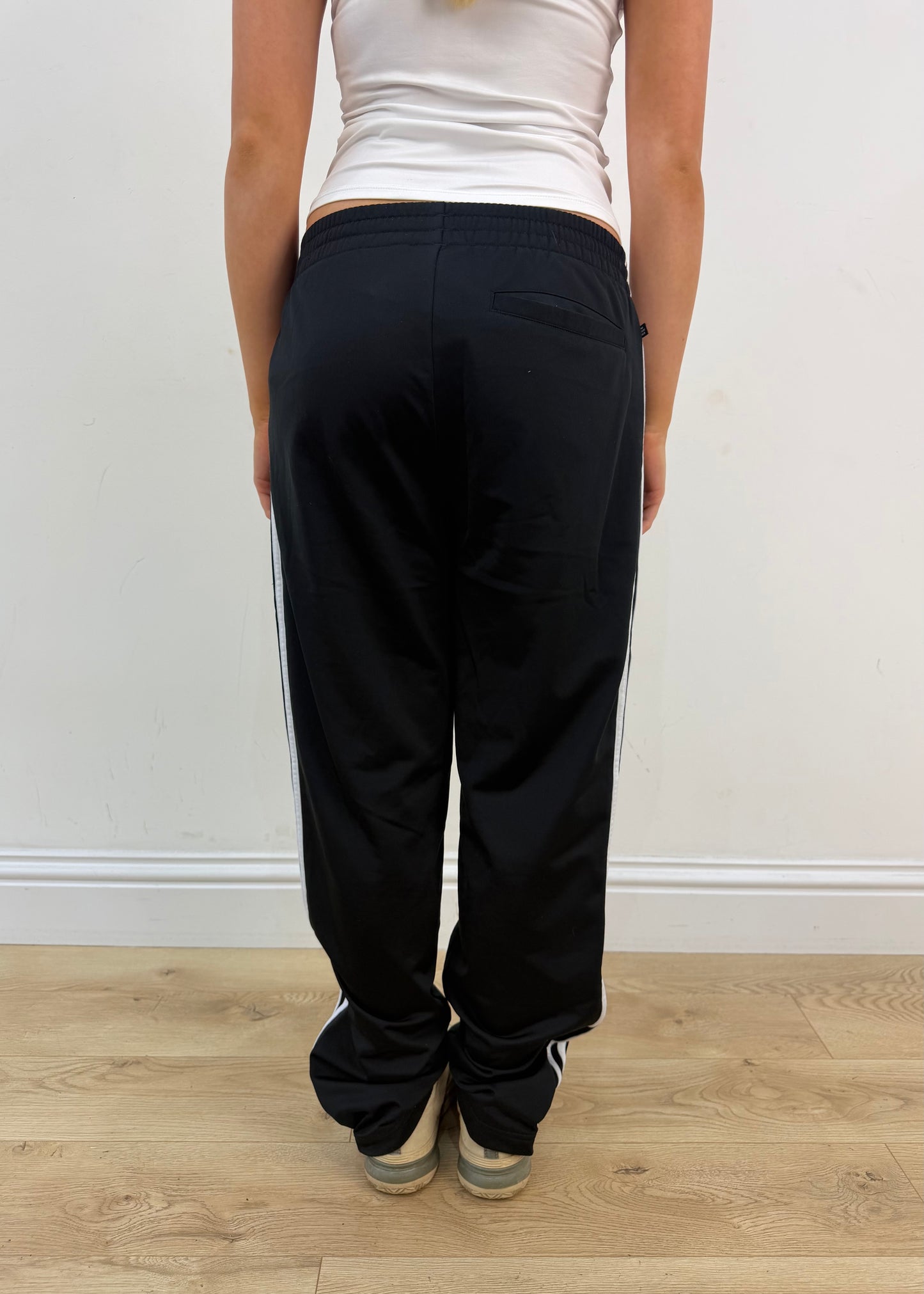 small black adidas tracksuit bottoms