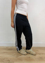 small black adidas tracksuit bottoms