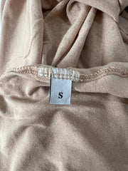 back to school drop brown sleeveless cami top label