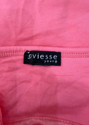 medium coral pink halterneck top
