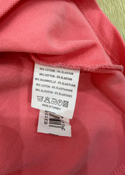 medium coral pink halterneck top