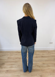 small/medium navy kookai pinstripe set image 8