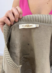 extra large metallic beige cream embellished bomber jacket label