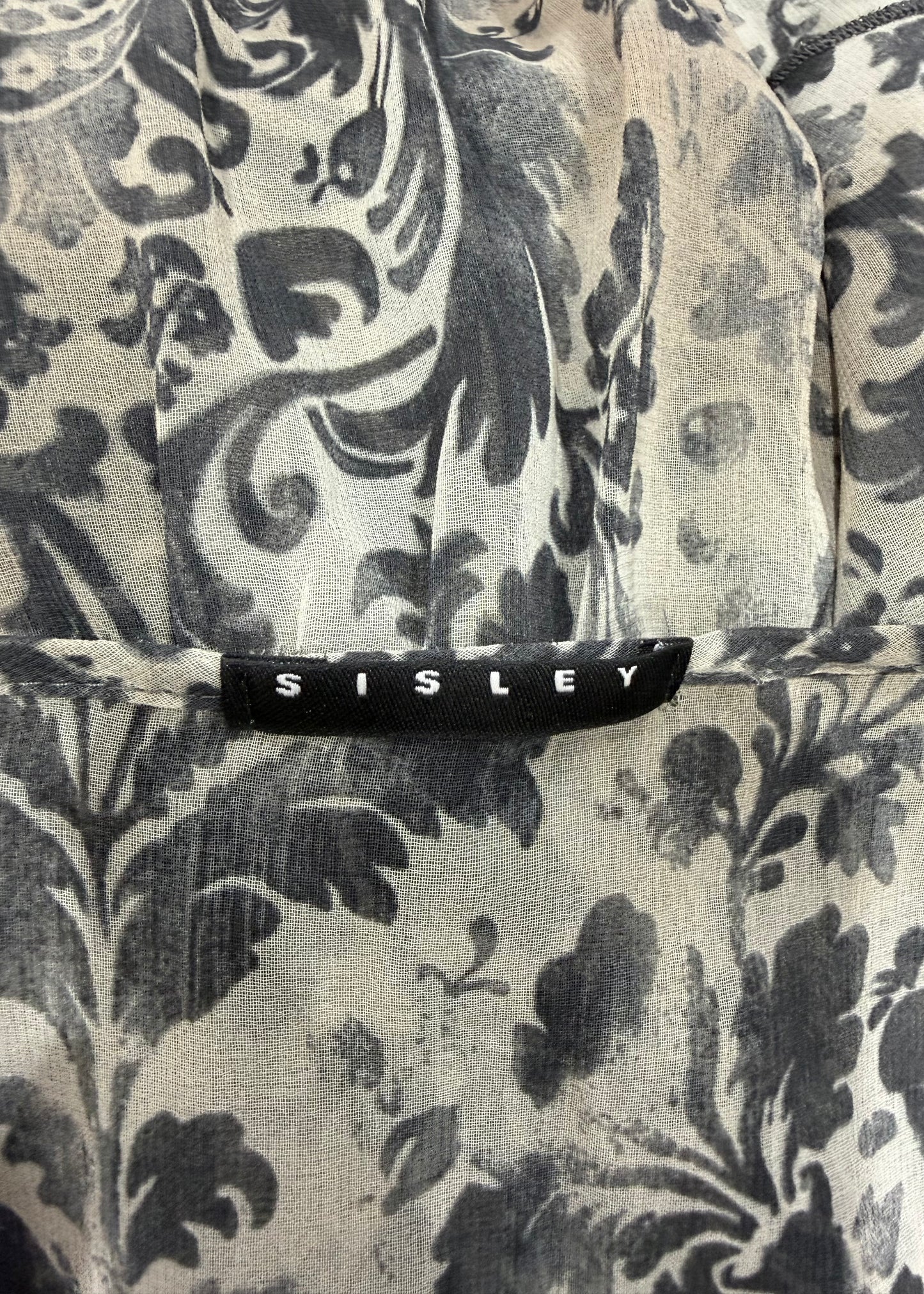 extra small grey sisley midi dress care label
