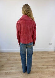 small/medium pink best connections double zip jacket image 8
