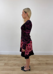 small black desigual mini dress side