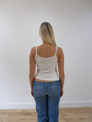small/medium white dolce and gabbana top back