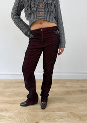 small red and black denim jeans aesthetic headless