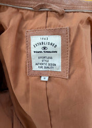 small pink tom tailor faux leather zip jacket image 5