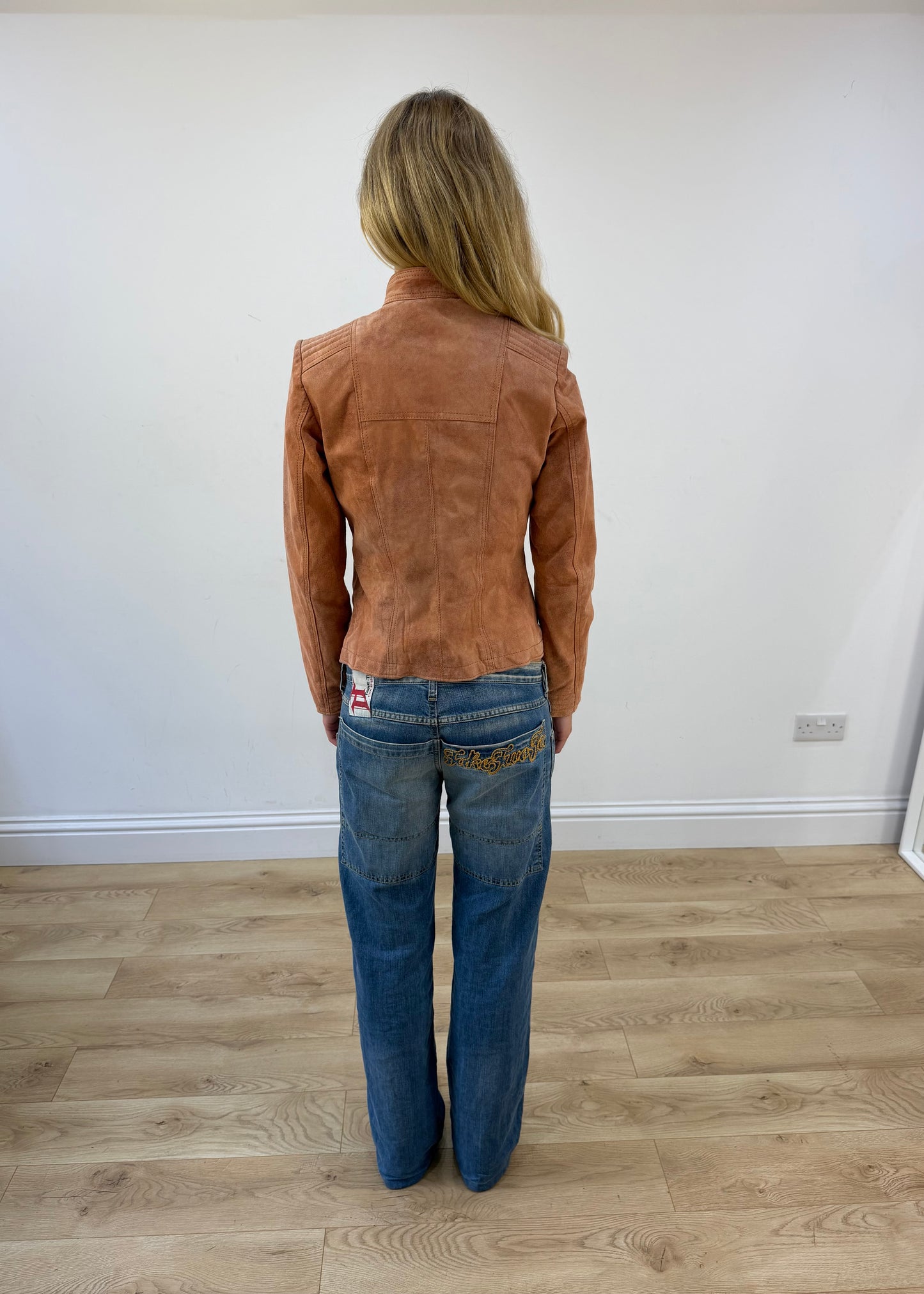 small pink tom tailor faux leather zip jacket image 8