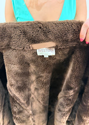 medium brown afghan long coat photo 8