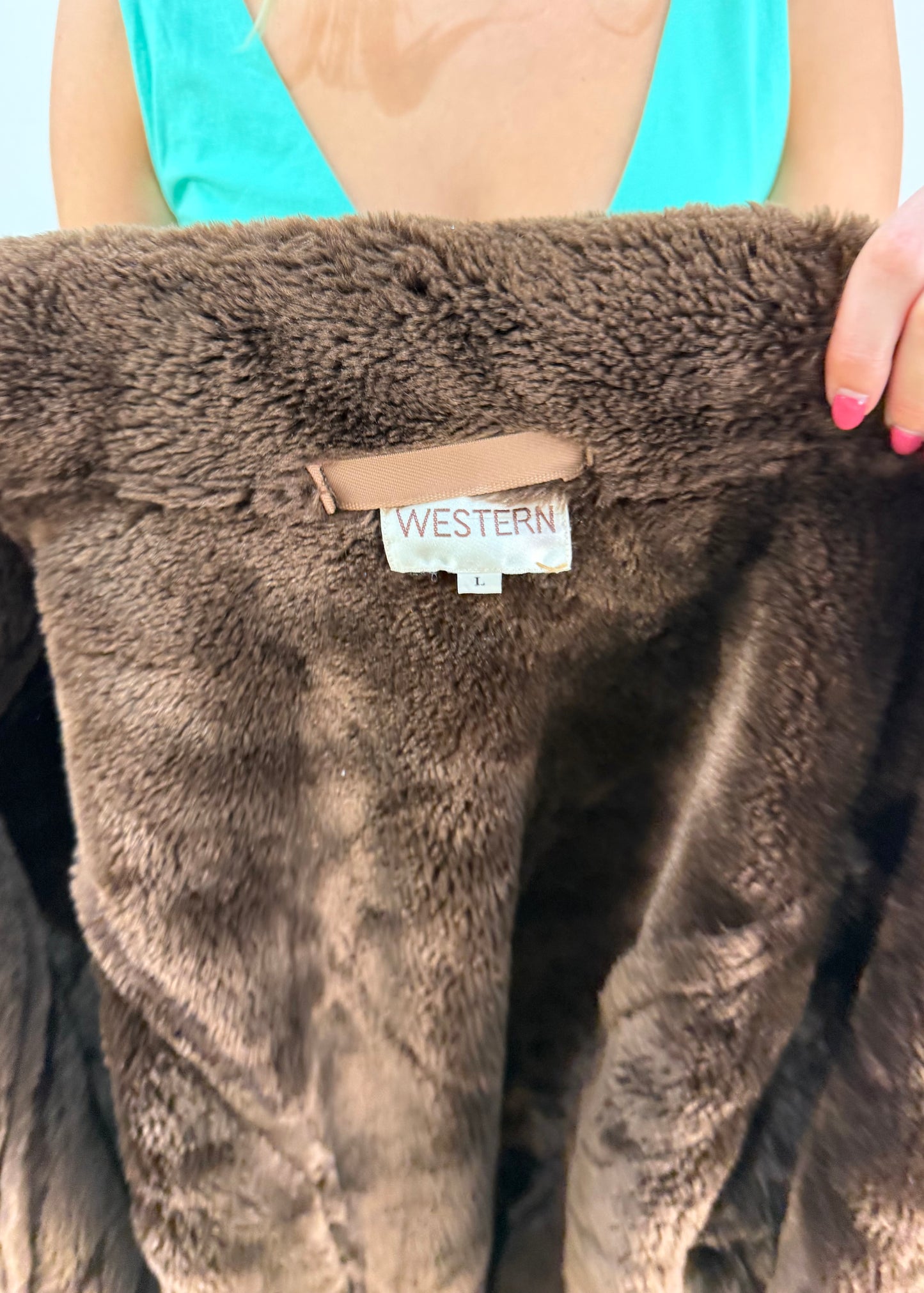 medium brown afghan long coat photo 8