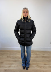 large black puffer jacket photo 1