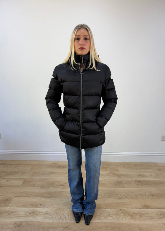 large black puffer jacket photo 1