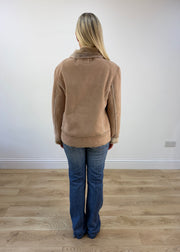 small beige afghan coat photo 5