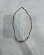 gossip girl drop | one size cream pearl necklace