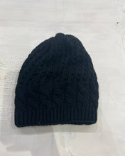 gossip girl drop | one size black slouch beanie