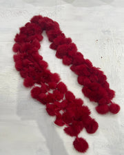 gossip girl drop | one size red feather boa scarf