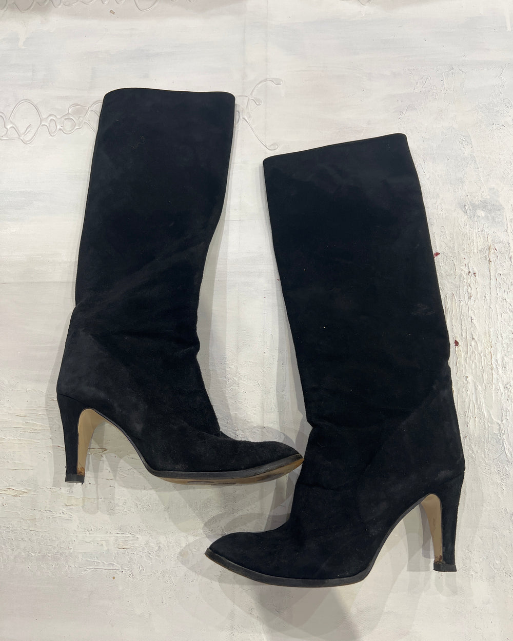 gossip girl drop | ⭐️uk 6 black knee-high stiletto boots