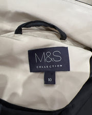 gossip girl drop | medium beige old label M&S belted trench coat