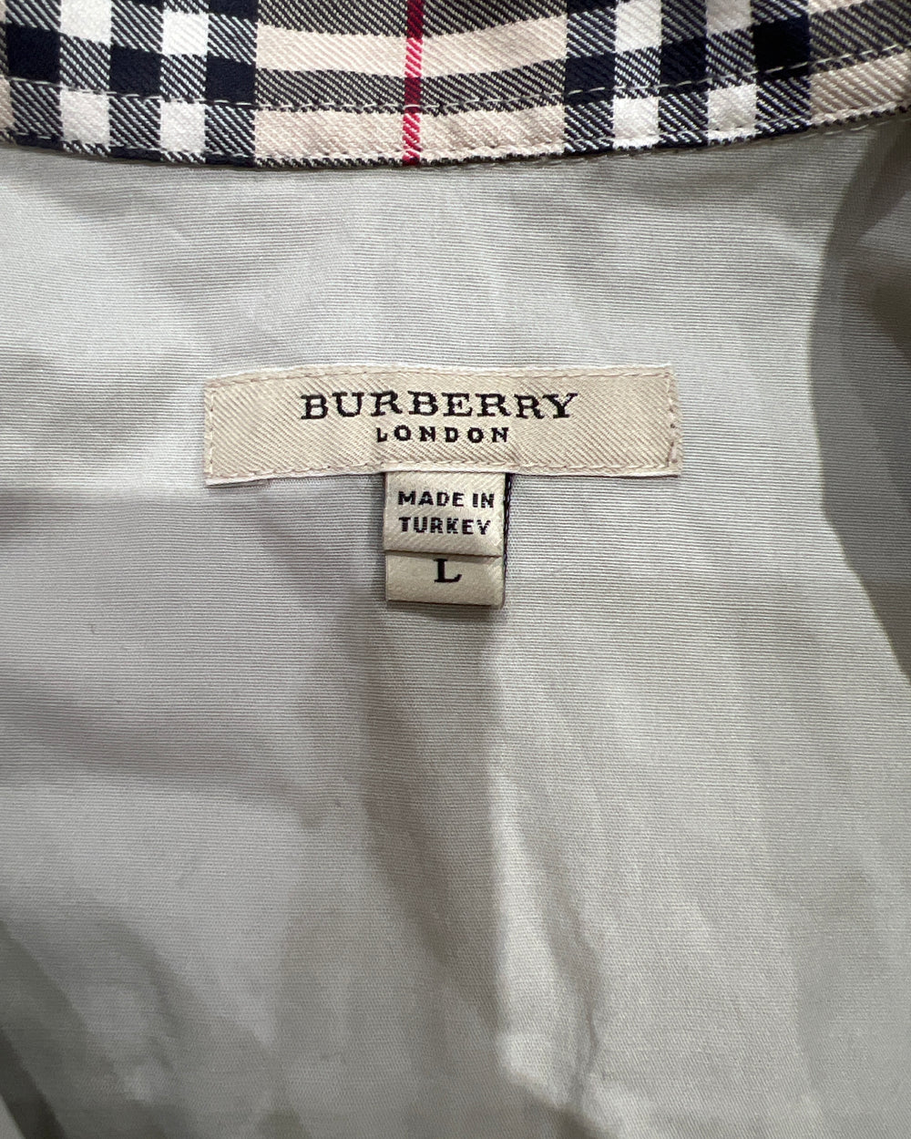 gossip girl drop | medium grey burberry  shirt