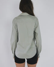 gossip girl drop | medium grey burberry  shirt